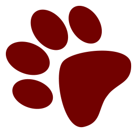 Parvin Animal Clinic logomark with white outline