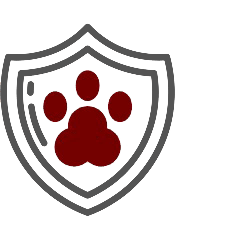 Icon of a shield with a paw on it